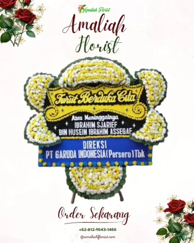 Papan Bunga Duka di Banjar