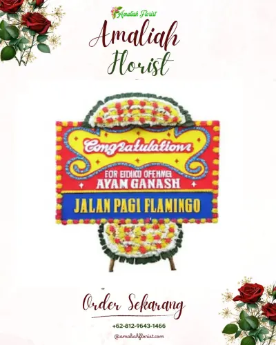 Bunga Papan Congratulation di Banjar